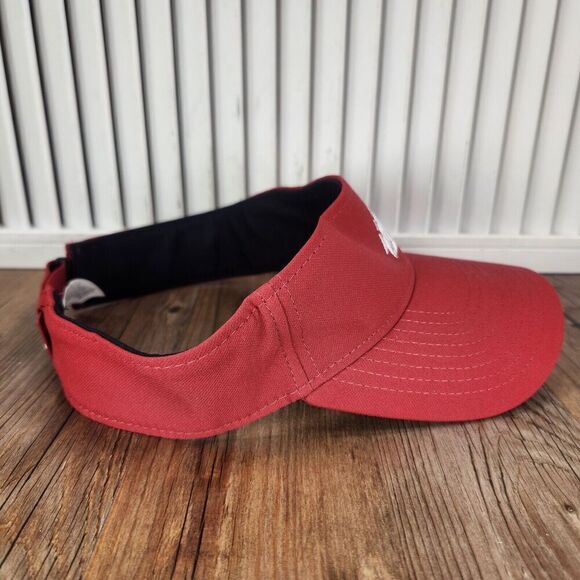 Nike Washington State Cougars Visor Red Strap Back Dri-Fit Golf Tennis College - Picture 4 of 11